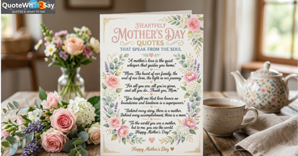 Heartfelt Mother's Day Quotes That Speak From the Soul