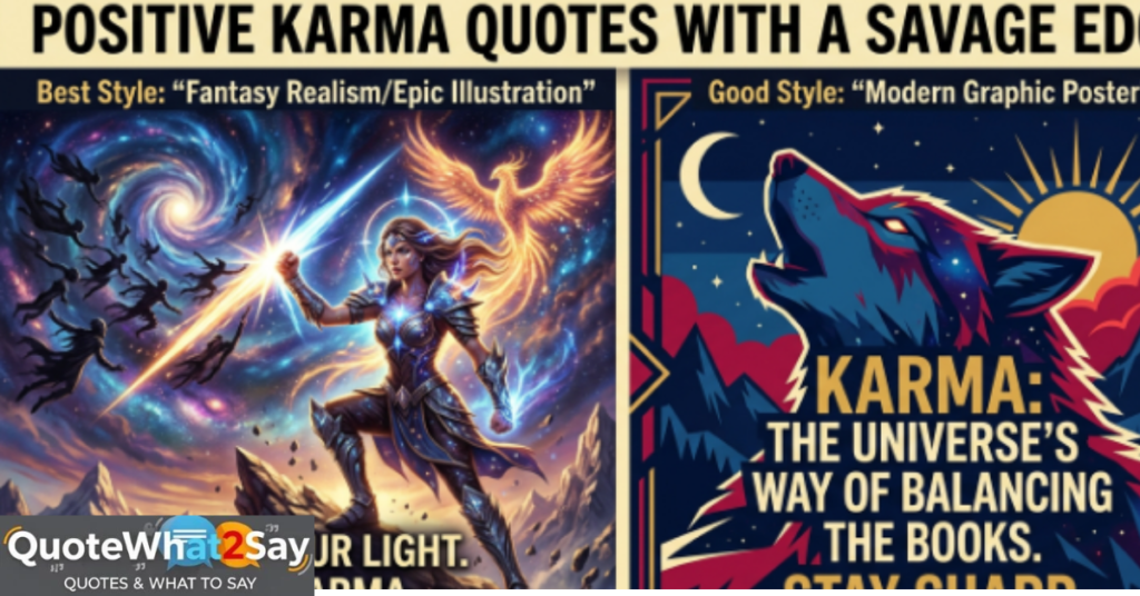 Positive Karma Quotes With a Savage Edge