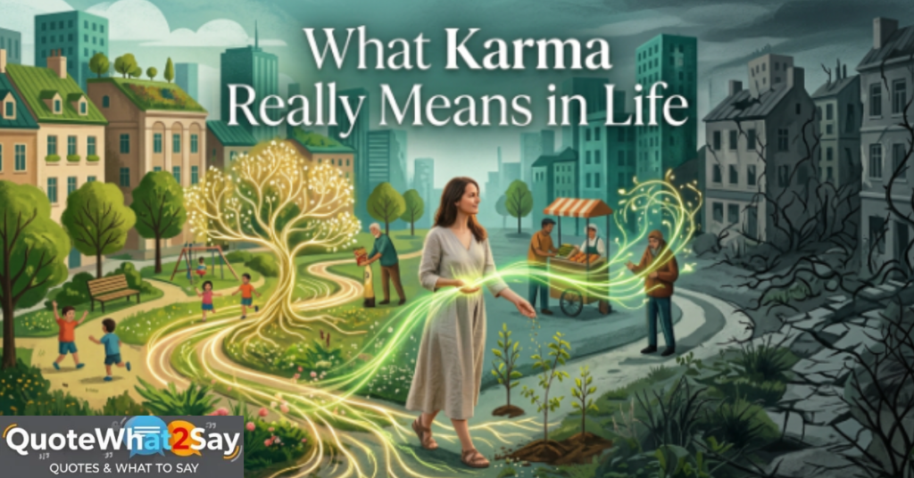 What Karma Really Means in Life