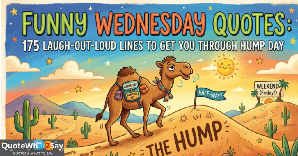 Funny Wednesday Quotes: 175 Laugh-Out-Loud Lines to Get You Through Hump Day