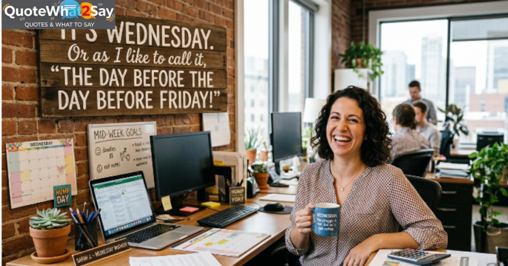 Funny Wednesday Quotes for the Workplace