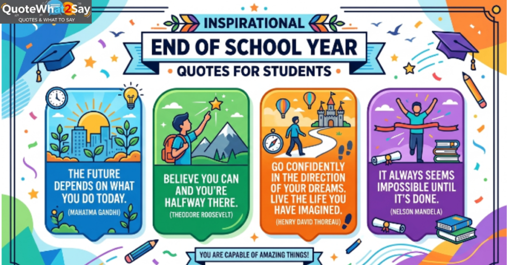 Inspirational End of School Year Quotes for Students