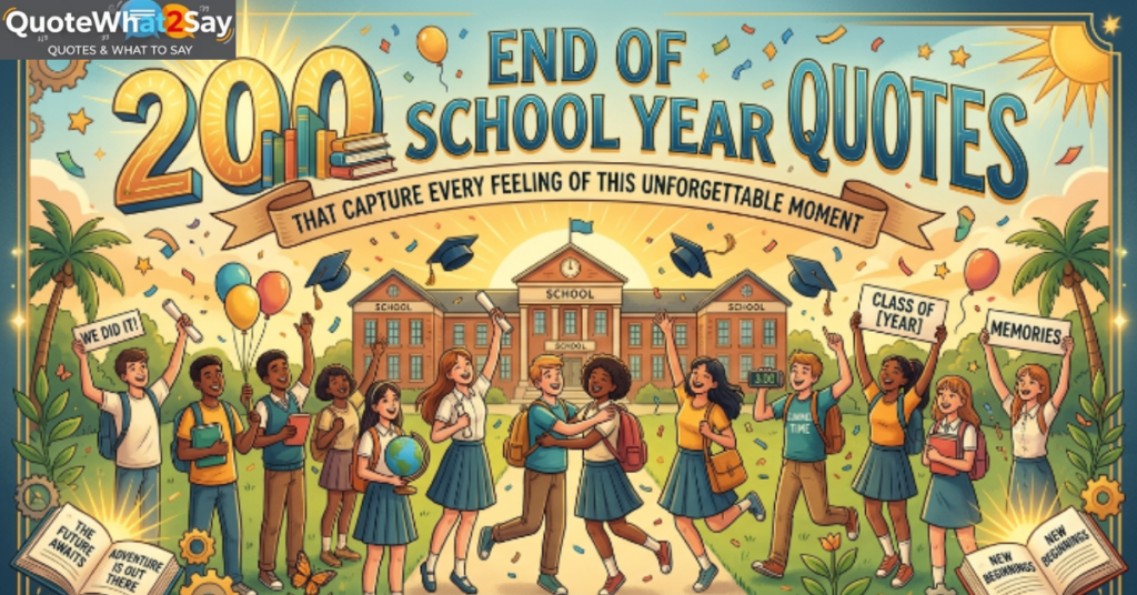 200 End of School Year Quotes That Capture Every Feeling of This Unforgettable Moment