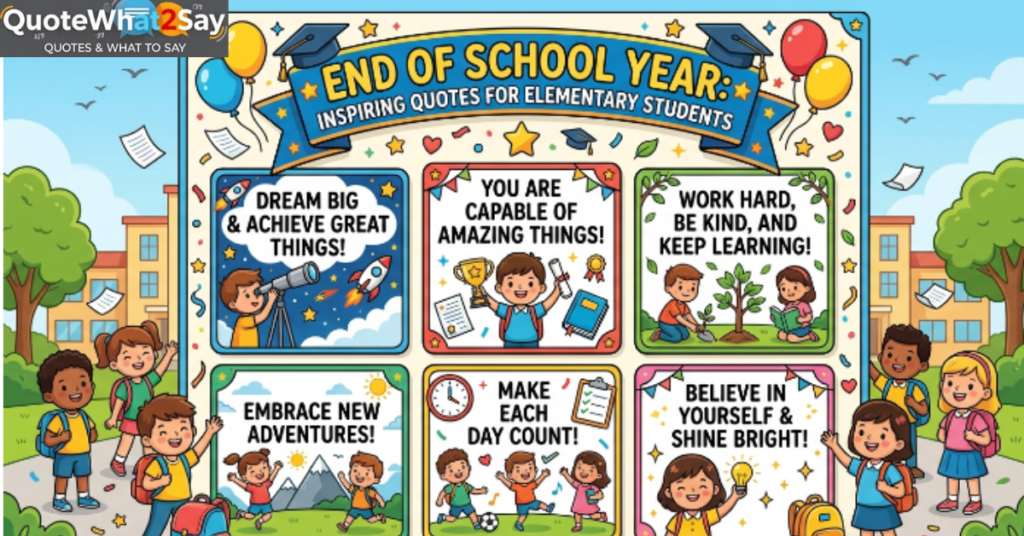 End of School Year Quotes for High School and Graduating Seniors