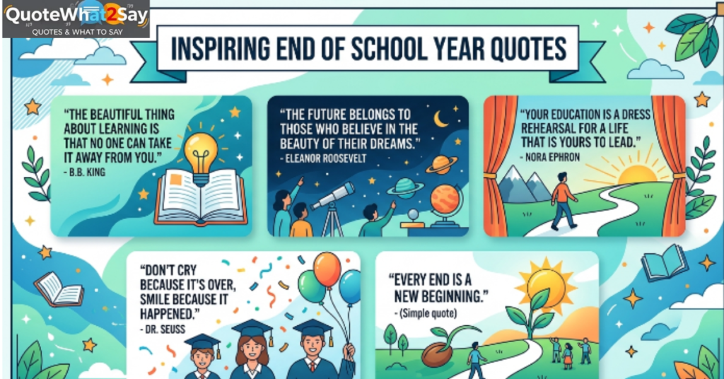 Short and Powerful End of School Year Quotes