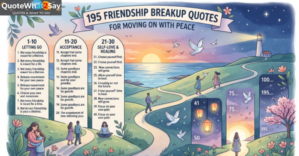 195 Friendship Breakup Quotes for Moving On With Peace