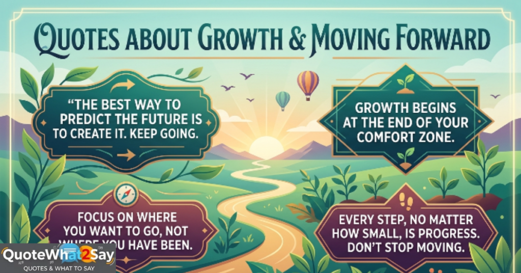 Quotes About Growth and Moving Forward