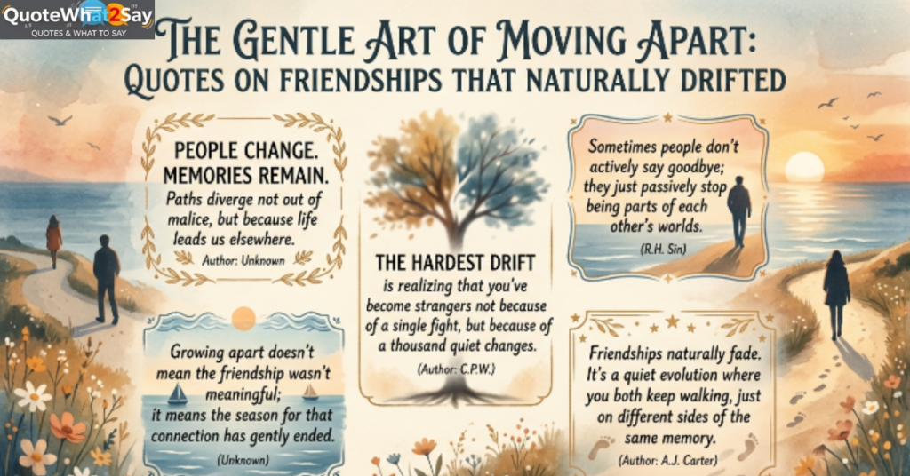 Quotes for Friendships That Naturally Drifted Apart