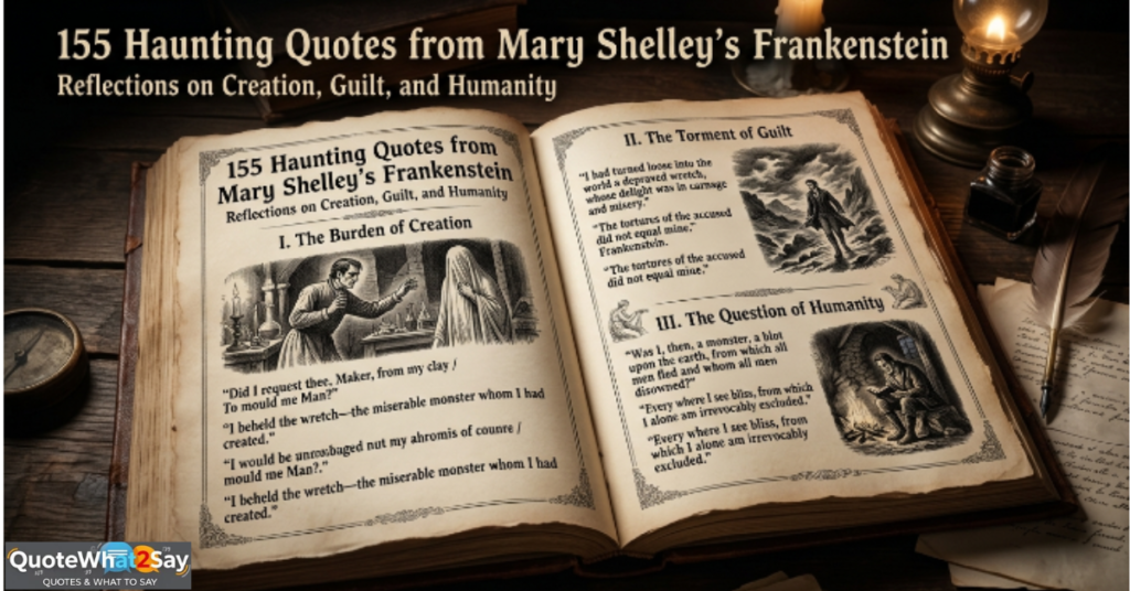 155 Haunting Frankenstein Quotes on Creation, Guilt, and Humanity