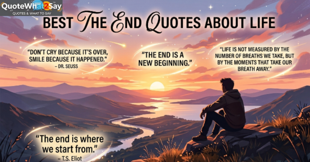 Best The End Quotes About Life