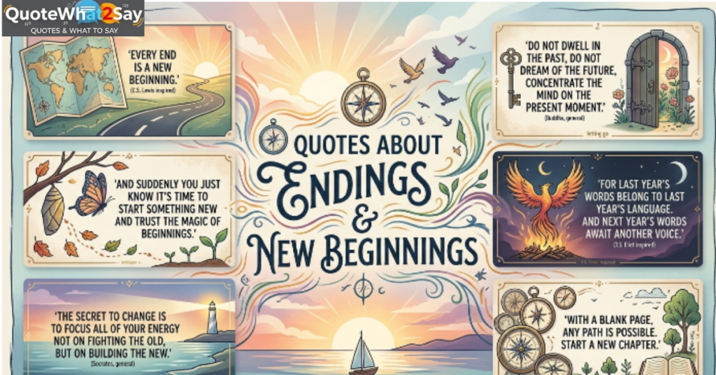 Quotes About Endings and New Beginnings