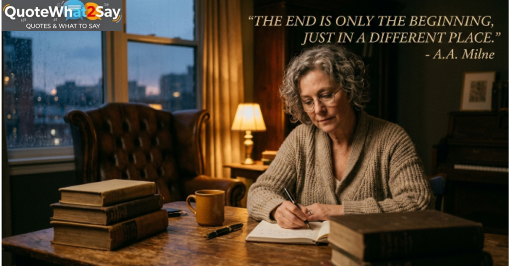 Famous Author Quotes About Endings