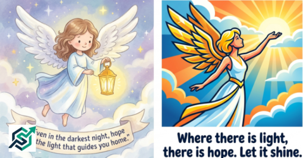 Beautiful Angel Quotes About Hope and Light