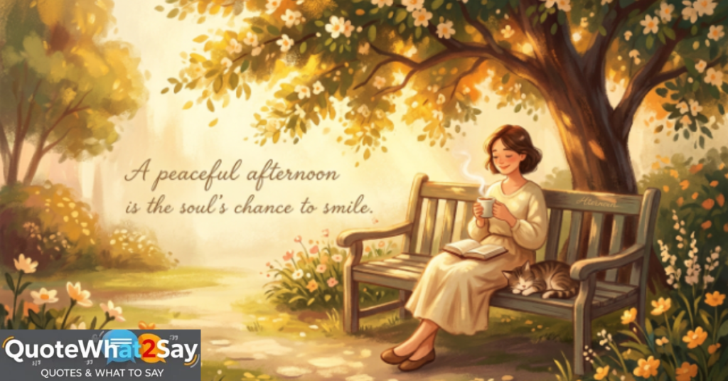 Heartwarming Good Afternoon Quotes