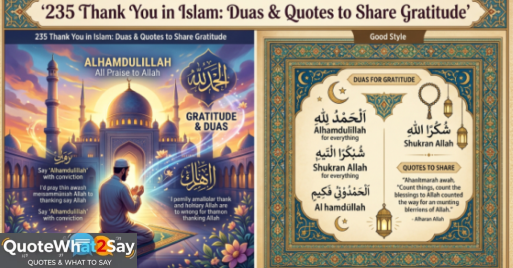 235 Thank You in Islam: Duas & Quotes to Share Gratitude