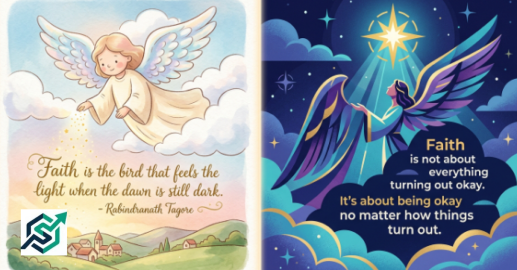Spiritual Angel Quotes About Faith and Divine Blessings