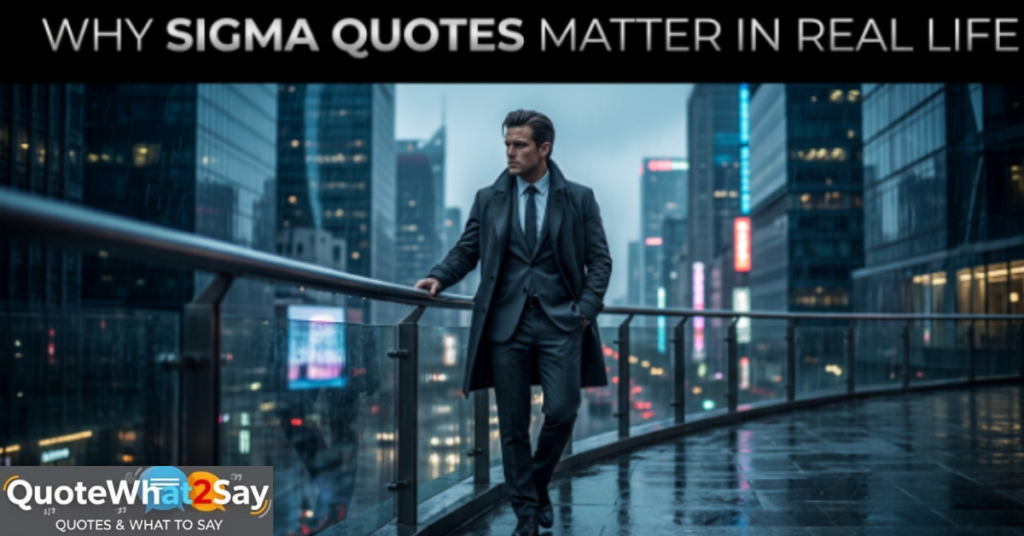 Why Sigma Quotes Matter in Real Life