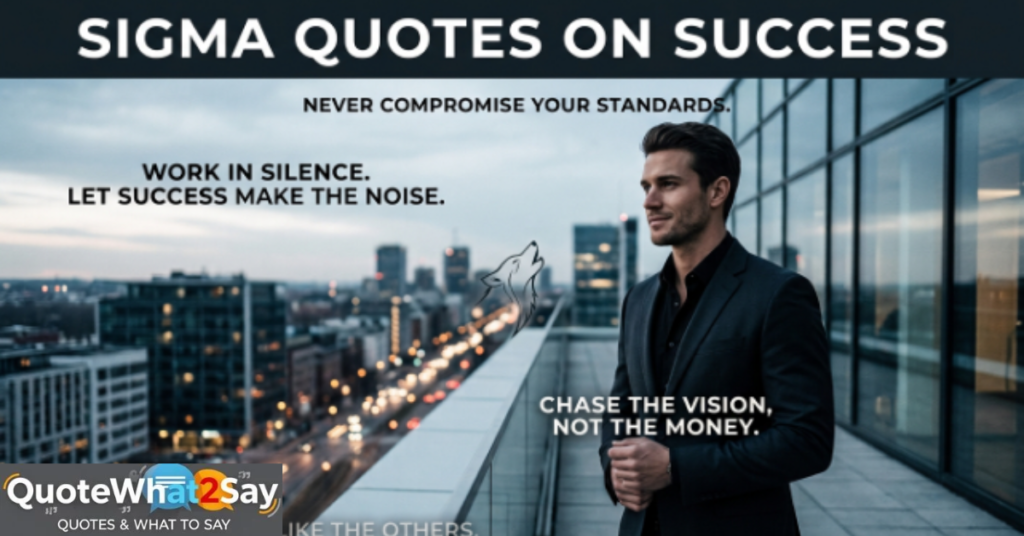 Sigma Quotes on Success