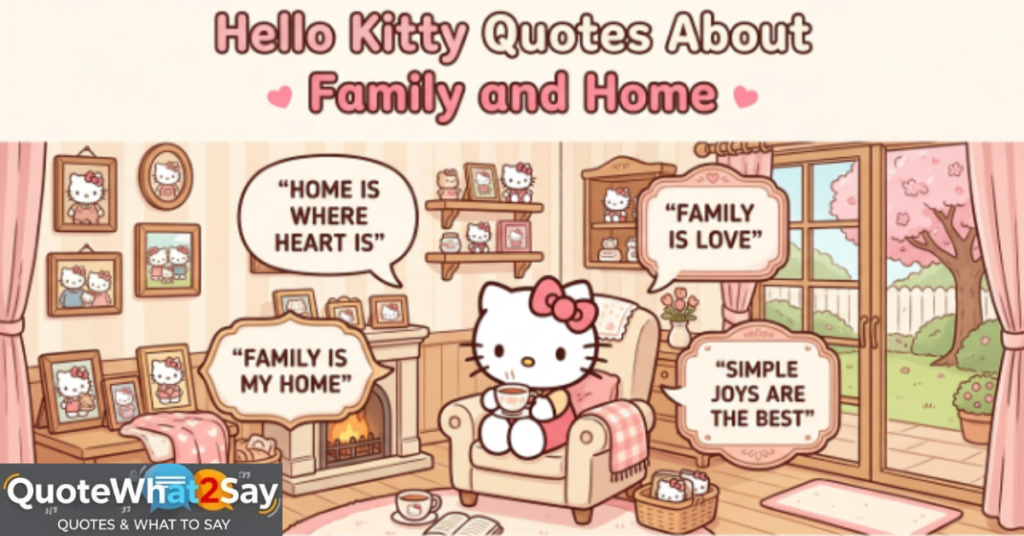 Hello Kitty Quotes About Family and Home
