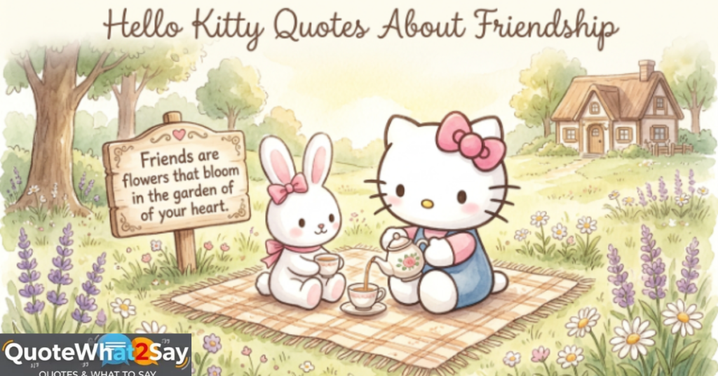 Hello Kitty Quotes About Friendship