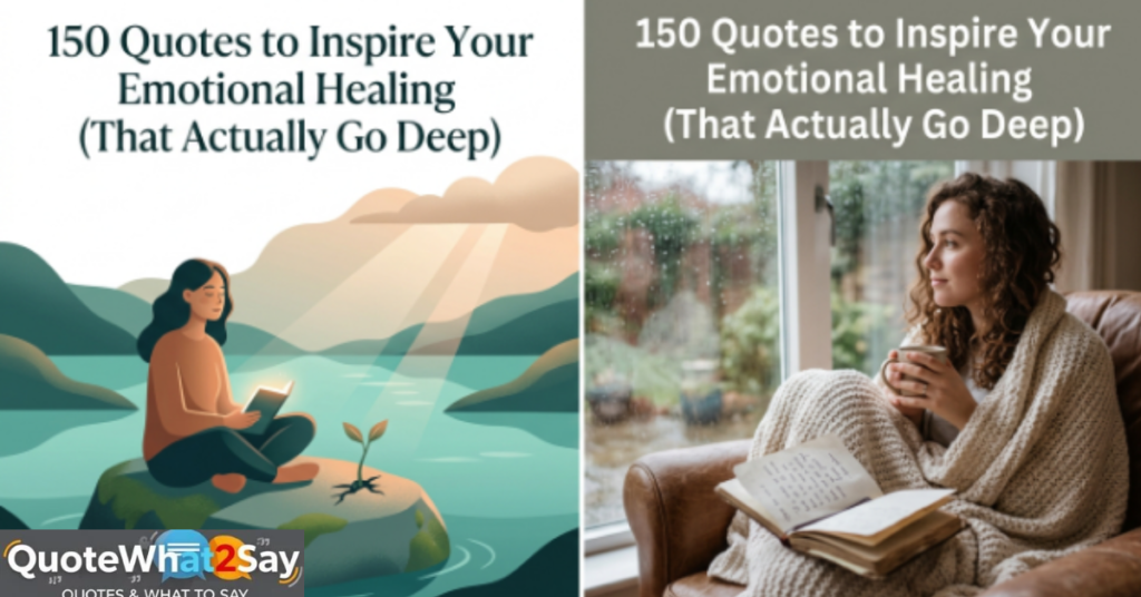 150 Quotes to Inspire Your Emotional Healing (That Actually Go Deep)