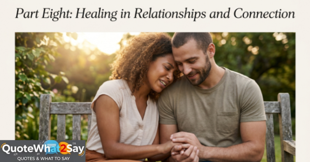 Part Eight: Healing in Relationships and Connection