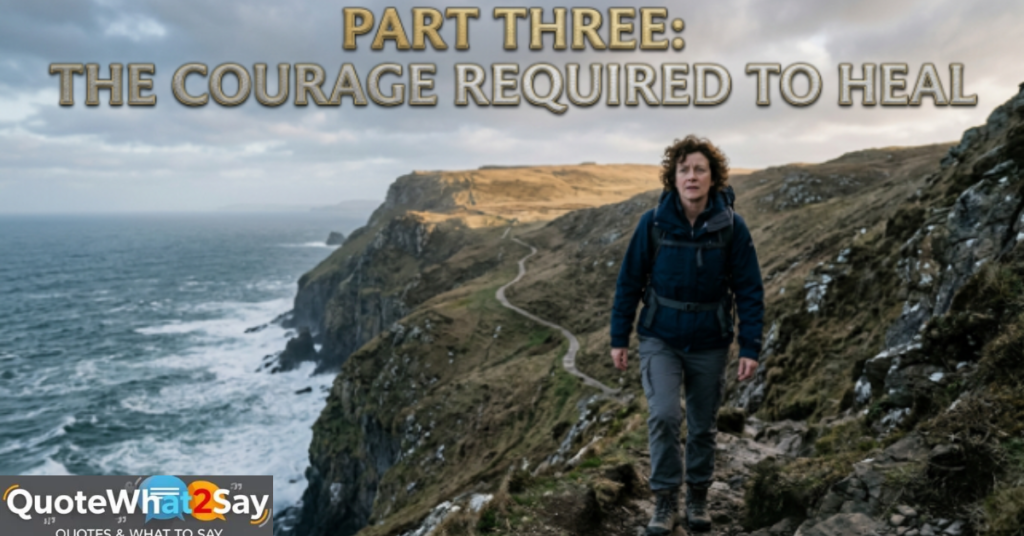 Part Three: The Courage Required to Heal