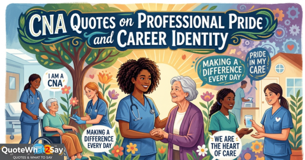 CNA Quotes on Professional Pride and Career Identity