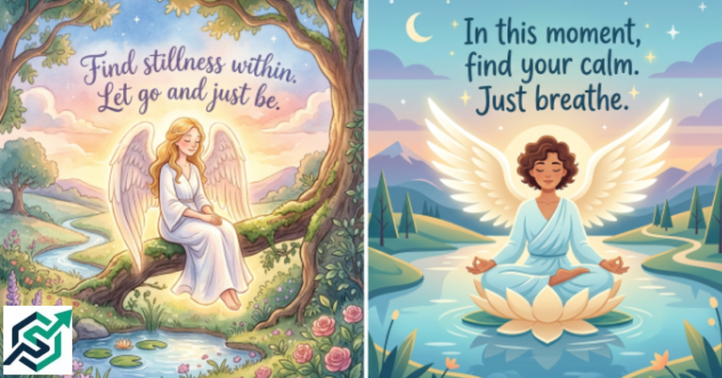 Peaceful Angel Quotes for Mindfulness and Calm