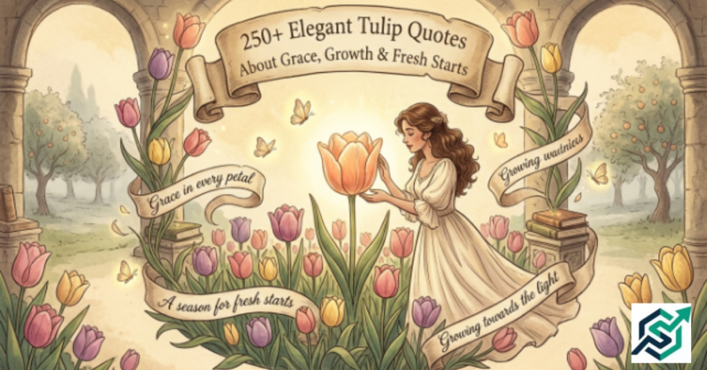 250+ Elegant Tulip Quotes About Grace, Growth & Fresh Starts