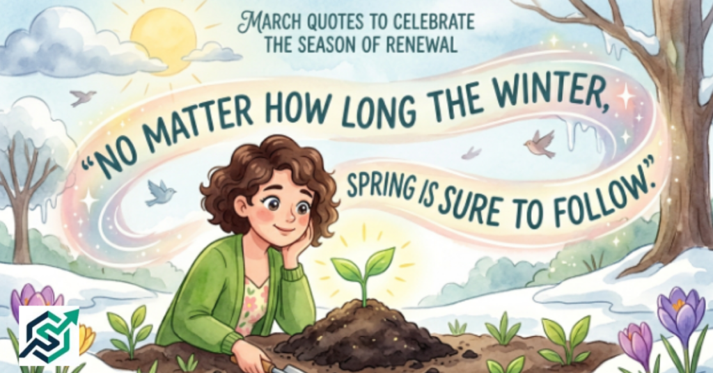 March Quotes to Celebrate the Season of Renewal