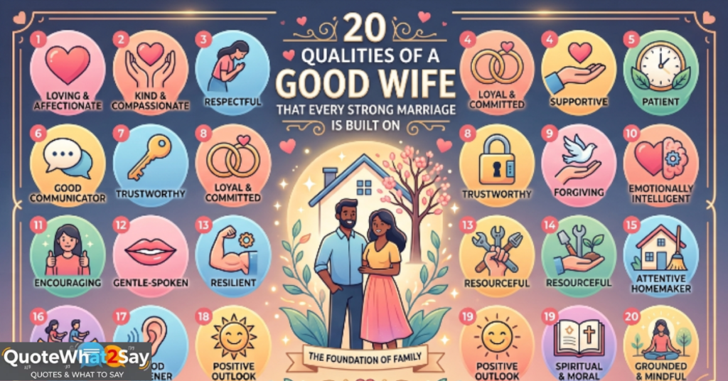 20 Qualities of a Good Wife That Every Strong Marriage Is Built On