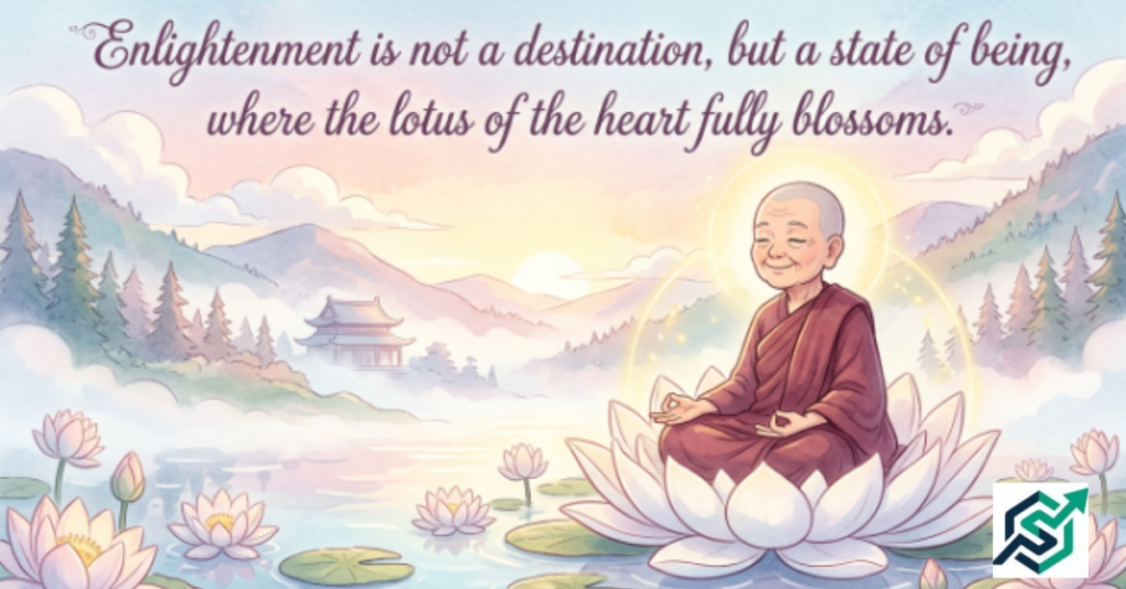 Buddhist Lotus Quotes on Enlightenment and Mindfulness