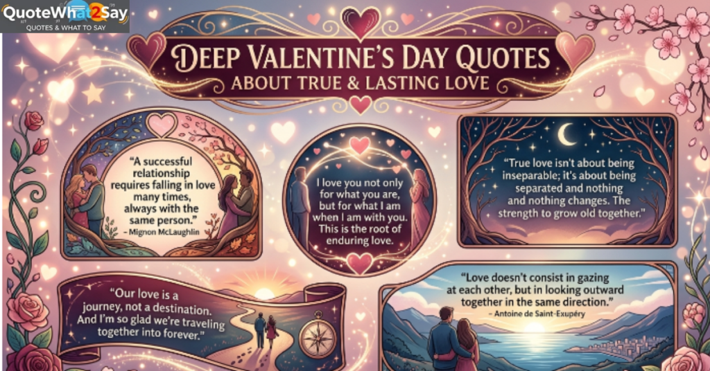 Deep Valentine's Day Quotes About True and Lasting Love