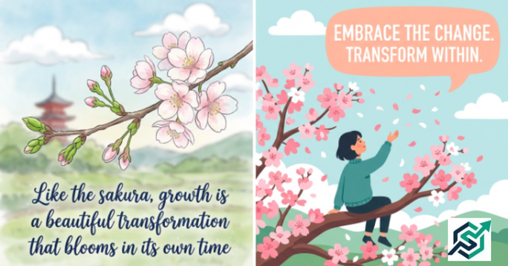 Cherry Blossom Quotes About Growth and Transformation