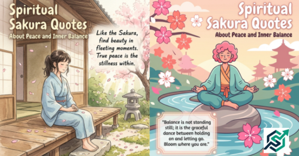 Spiritual Sakura Quotes About Peace and Inner Balance