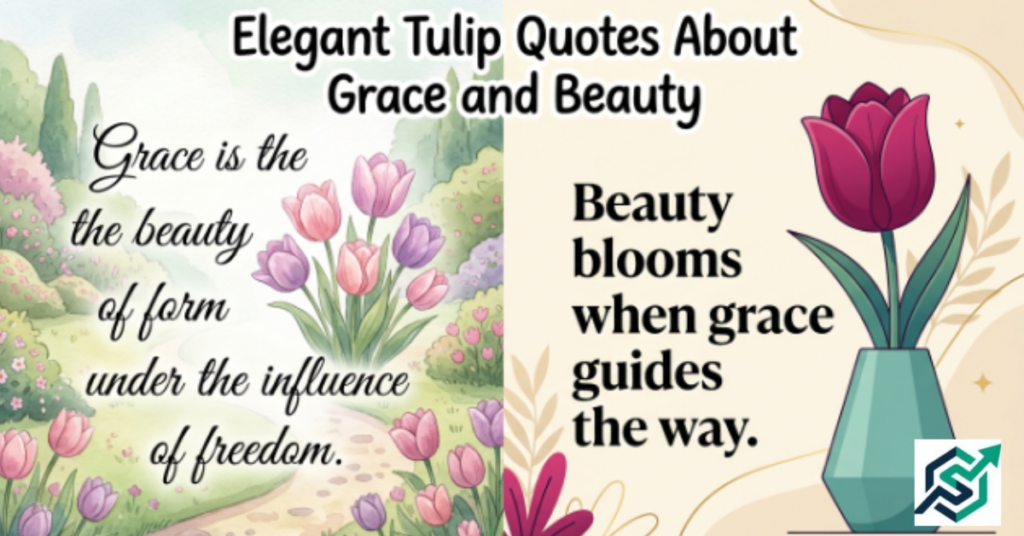 Elegant Tulip Quotes About Grace and Beauty