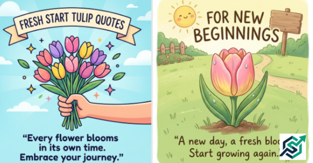 Fresh Start Tulip Quotes for New Beginnings