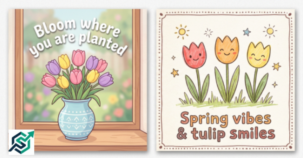 Short Tulip Quotes for Instagram Captions