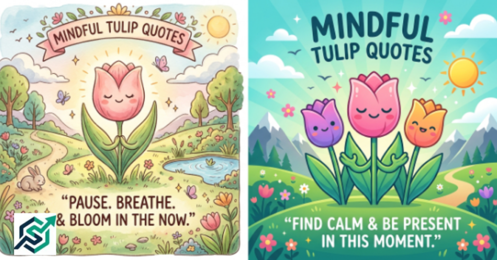 Mindful Tulip Quotes for Calm and Present-Moment Awareness