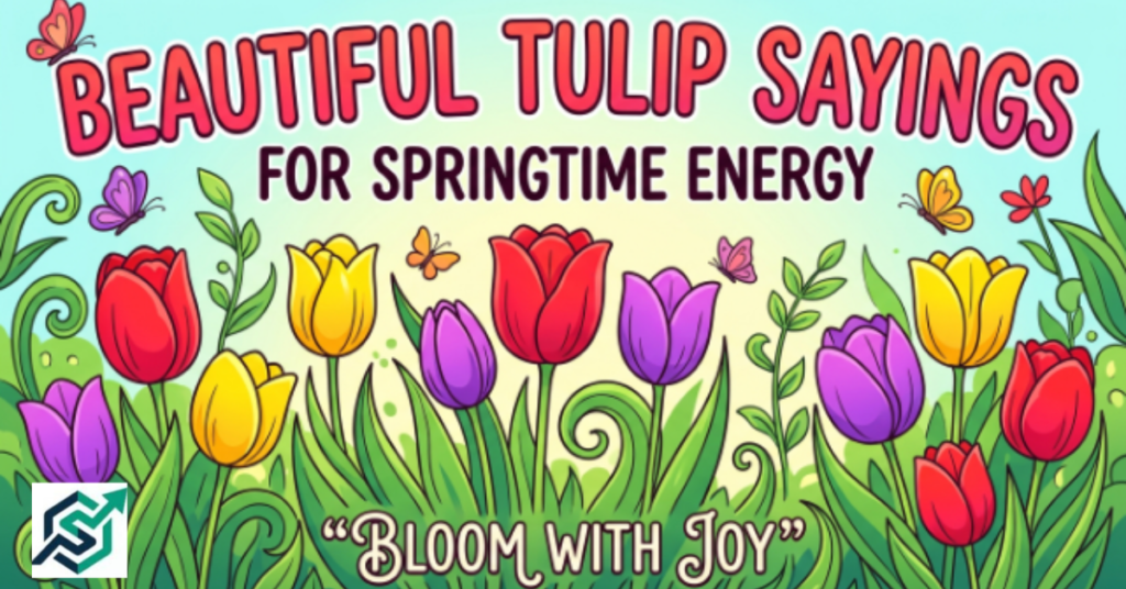 Beautiful Tulip Sayings for Springtime Energy and Inspiration