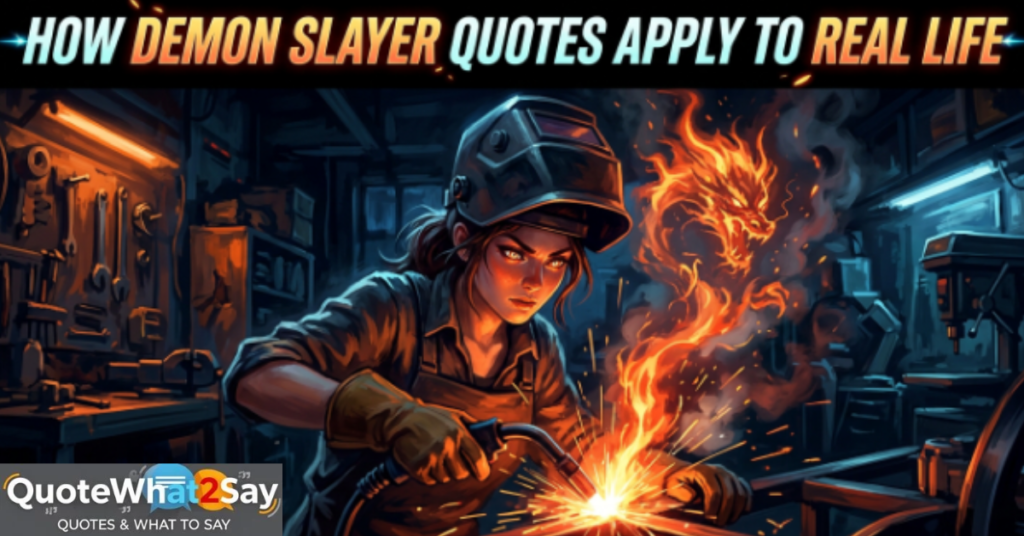 How Demon Slayer Quotes Apply to Real Life
