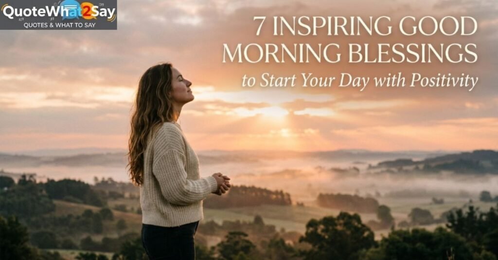 7 Inspiring Good Morning Blessings to Start Your Day with Positivity