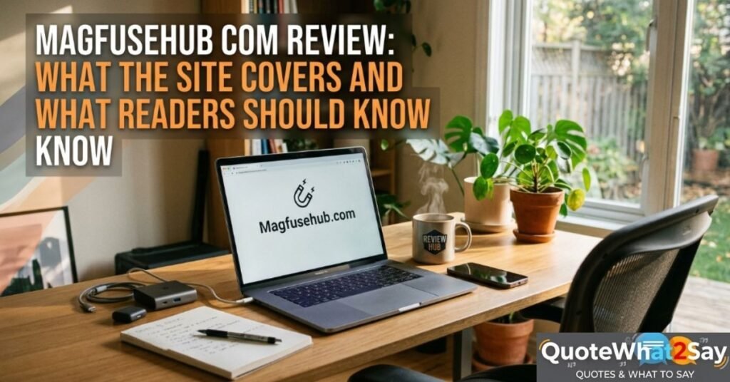 MagFuseHub.com Review 2026: What the Site Covers & What Readers Should Know