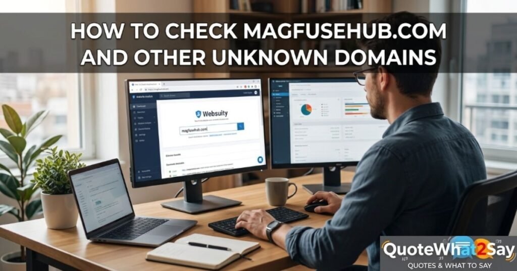 How to check magfusehub. com and Other Unknown Domains