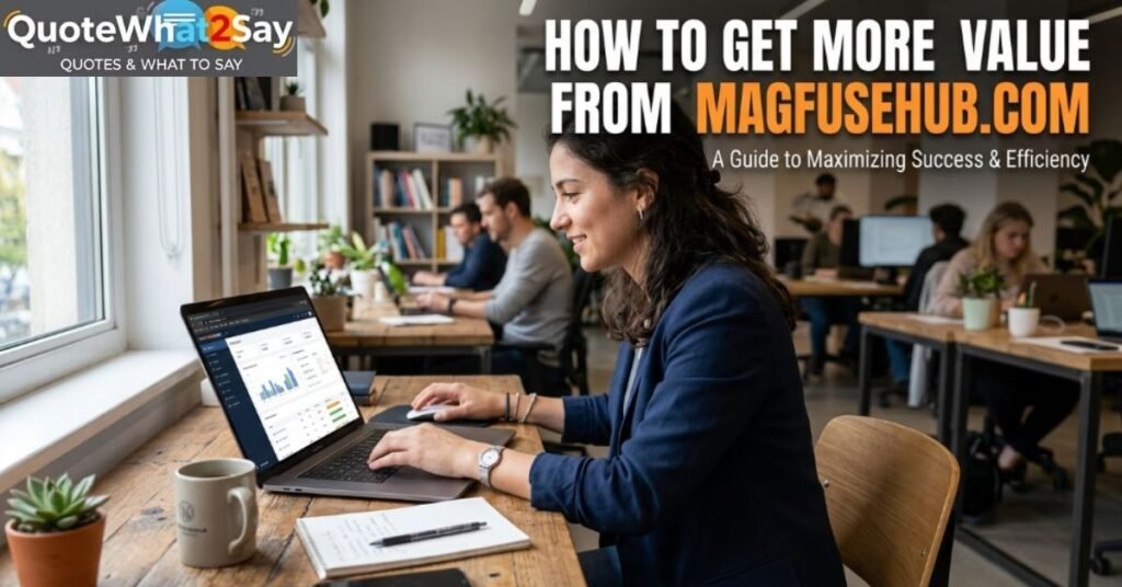 How to Get More Value From Magfusehub Com