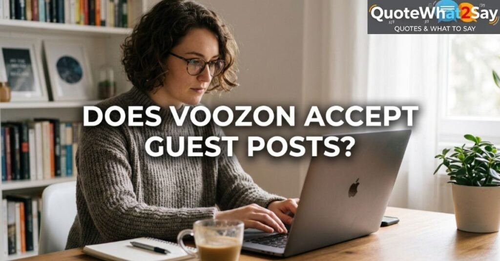Does Voozon Accept Guest Posts?