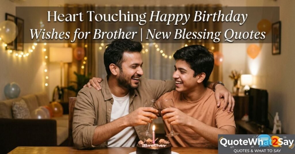 300+ Heart-Touching Happy Birthday Wishes for Brother | New Blessing Quotes