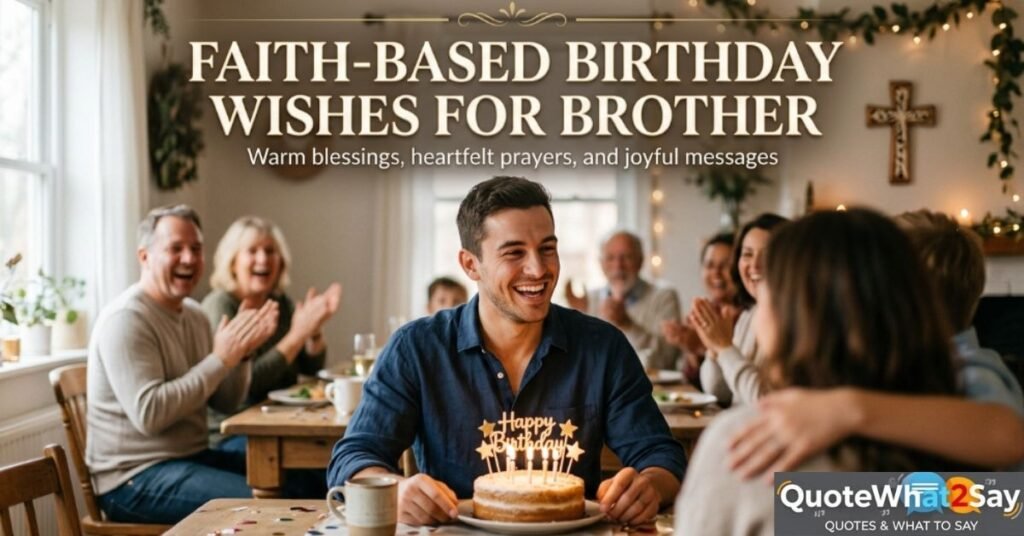 Faith-Based Birthday Wishes for Brother