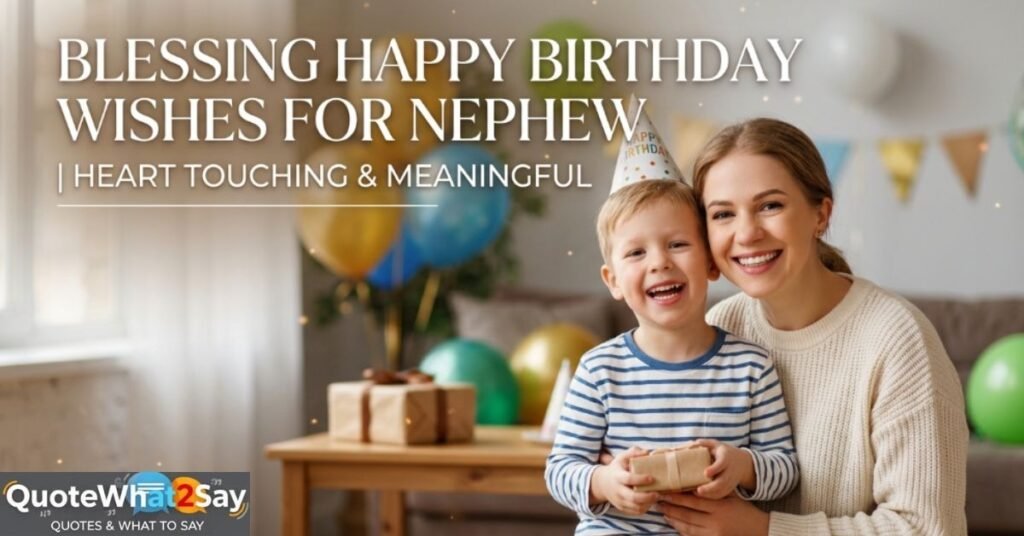 300+ Blessing Happy Birthday Wishes for Nephew | Heart Touching & Meaningful